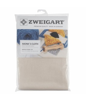 Zweigart Needlecraft Fabric: Monk’s Cloth: 7 Count: 1m x 140cm: Natural